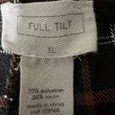 Full Tilt  cute fall look black slacks with orangish tan and white plaid. Photo 4