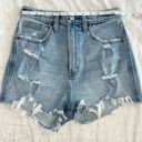 Abercrombie & Fitch  Ultra High Rise Mom Denim Jean Shorts Size 26 Photo 4