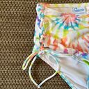 California Waves Juniors M Tie Dye Bikini Bottoms Lace Up High Waist Macys Photo 6