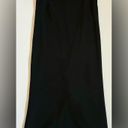 Talbots  Sleeveless Scoop Neck Formal Midi Dress Black Size 4 Photo 2