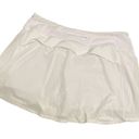 Zella Luxe Lite Step Out Skort White Tennis Skirt Photo 4