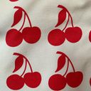 Target Luella for  Red Cherry Canvas Green Tote Bag Purse Photo 1