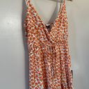 Lulus Orange Floral  Tiered Maxi Dress Size M NWT Photo 2