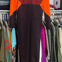 Nike Qsport burgundy orange color lock sweatsuit zip up jumpsuit XS Photo 12