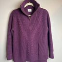 Tuckernuck  Quarter Zip Estella Sweater in Berry Purple Sz. XS Photo 0