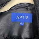 Apt. 9  Faux Leather Jacket Black Size Large Photo 1