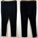 J.Jill NWT Pure Jill Velour Leggings  Black Grey pull on size SP Photo 2