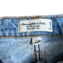 Abercrombie & Fitch  90s Straight Ultra High Rise Knee Rip Jeans Curve Love 28/6 Photo 3