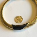 Monet  Vintage Gold Tone Flexible/Stretch Chain Statement Necklace Photo 7