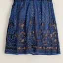 City Triangles NEW  Dress Juniors Size 5 Blue Short Sleeve Fit & Flare Lace Dress Photo 5