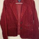 American Eagle  outfitters Y2K dazzling sequence corduroy blazer size med… Photo 0