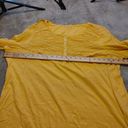 Coldwater Creek  Yellow Long Sleeve Blouse Top Size 2X Plus Size Lace Detail Photo 3