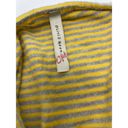 The Moon Olivia Yellow Gray Striped Tank M Photo 1