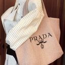 Prada Authentic  Milano Small woven tote with dust bag. Photo 0