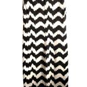 Carmen Marc Valvo Carmen  Chevron Print Sheath Black White Dress XS NEW Photo 2