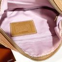 Coach  All Over C Print Gold Metallic Hampton Small Hobo Bag Photo 3