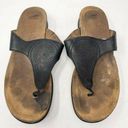 Dansko  Sandals Womens Priya Thong Black Leather Slip On 10.5-11 EUR 41 Photo 0