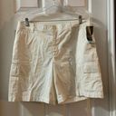 Ralph Lauren NWT Lauren  Off White Cotton Shorts size 14P Photo 0