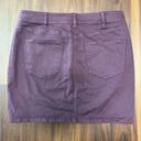 Aritzia Wilfred Free Wine Burgundy Purple Mini Skirt Size 4 Photo 2