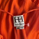 Haute Hippie  Dress Womens XS Orange Silk Tiered Boho Ruffle Mini Flowy Summer Photo 6