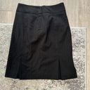 Nine West  Women's Petite Black Pin Stripe Suite Pencil Skirt 4P Photo 3