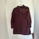 Cole Haan  wine colored hooded rain jacket Photo 13