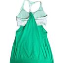 Lululemon  Practice Freely Tank Green‎ Floral Size 4 Photo 1