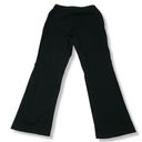 Bill Blass  Jeans Pants Size 8 Stretch Women's Casual Chino Straight Leg Black Faced Fading  Photo 1