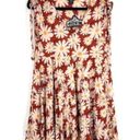 Angie NWT  Women's Daisy Floral V Neck Tired Ruffle Mini Dress Multi-Color Small Photo 0
