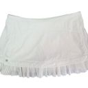 Lululemon  City Sky Run By Skirt White size 10 pockets ruffle tennis skirt Photo 1