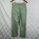 Everlane  The Original Cheeky Cropped Green Straight Leg Denim Jeans Size 27 Photo 4