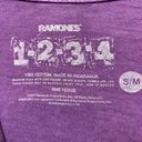 Ramones Oversized Punk Rock Band T-Shirt Size S/M Photo 3