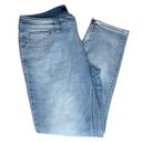 White House | Black Market  Skinny Cropped Ankle Zipper Jeans Light Blue Size 4 Photo 10