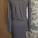 Gap  Maternity Long Sleeve Striped T-Shirt Dress Size Small Photo 2