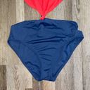 Solid & Striped  Bailey Cut Out Red Blue One Piece Swimsuit size large Photo 3