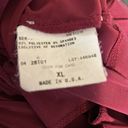 AB Studio  Top With Sparkle Detail Size XL Burgundy Photo 4