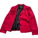 Evan Picone  Blazer Red Pink Button Front Career Business Jacket Size 10 Photo 9