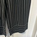 Loft NWT  Fluid Wide Leg striped black and white pull on pants size Large Photo 3