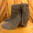 INC international concepts jade warm taupe Women’s Size 6 Boots Booties Suede Photo 0