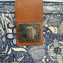 Sakroots Blue & Ivory Boho Mandala Print Wristlet Fits Large Cell Phone Photo 4