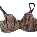 Felina  Lace Black Floral Bra Size 34F Photo 0