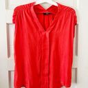 a.n.a  Bright Orange-Red Pullover Top, L, NWT! Photo 6