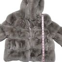 French Kiss Faux Fur Cropped Coat Photo 10