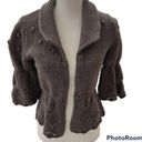 Krass&co HEKLA &  Made in Italy Womens Gray Wool Blend Cardigan wrap Sweater Si… Photo 5