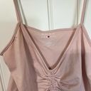 Poof New York  Womens Crop Tank Rose Smoke M/L Spaghetti‎ Strap Photo 3