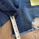 REWASH  Vintage Revival Super High Rise Distressed Boyfriend Blue Jean Shorts 25 Photo 3