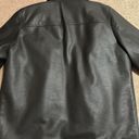 Levi's Heavy Weight Sherpa Lined Brown Leather Collared Jacket Photo 5