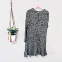 Daisy NWT Boden Long Sleeve Flippy Mini Dress Black Dotty  Size US 10R Photo 4