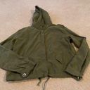 Brandy Melville Army Green Zip Up Hoodie Jacket Bin 194 Photo 0