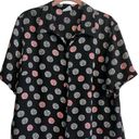 Jantzen Vintage Classics by  Abstract Retro Swirl Top Button Up Shirt Blouse Photo 4